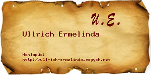 Ullrich Ermelinda névjegykártya